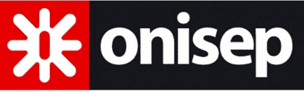 Logo de l’ONISEP avec étoile blanche stylisée sur fond rouge et texte blanc sur fond noir, représentant l’information officielle sur les métiers et les parcours de formation.
